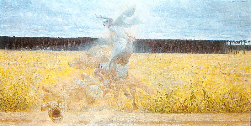 Malczewski, Jacek In the Dust Storm china oil painting image